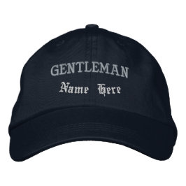 Boné Cavalheiro Premium Estilo Personalizado de Nome Mo