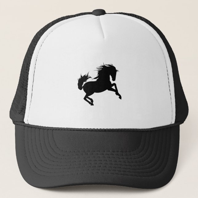 Boné Cavalo - 1 - preto (Frente)
