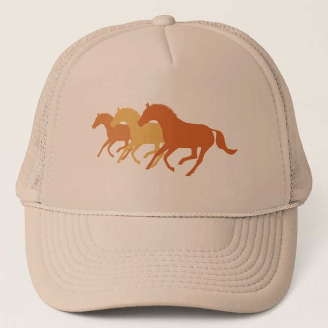Boné Cavalo Correndo (Laranja) (Frente)
