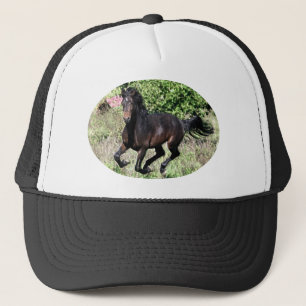 Boné Cavalo de galope da castanha