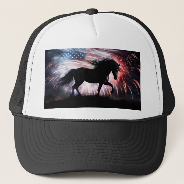 Boné Cavalo e Bandeira Oeste (Frente)