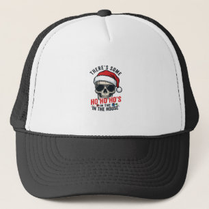 Boné Caveira de Natal Ho Ho Ho Humor Design