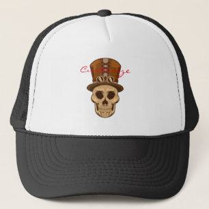 Boné Caveira Steampunk em Top Hat Thunder_Cove