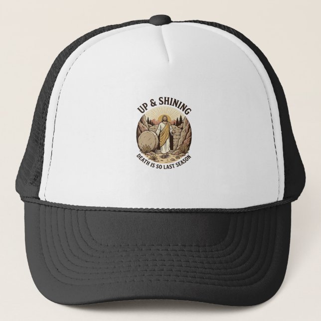 Boné Caverna da Ressurreição da Fé Engraçada Camisa de  (Frente)