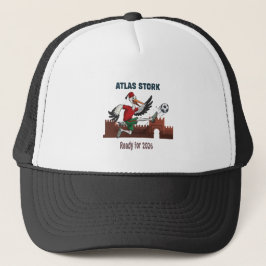 Boné Cegonha Atlas Marrocos Futebol 2026 Mascote Esport