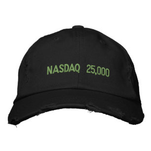 Boné Celebração da Bolsa de Valores NASDAQ 25000
