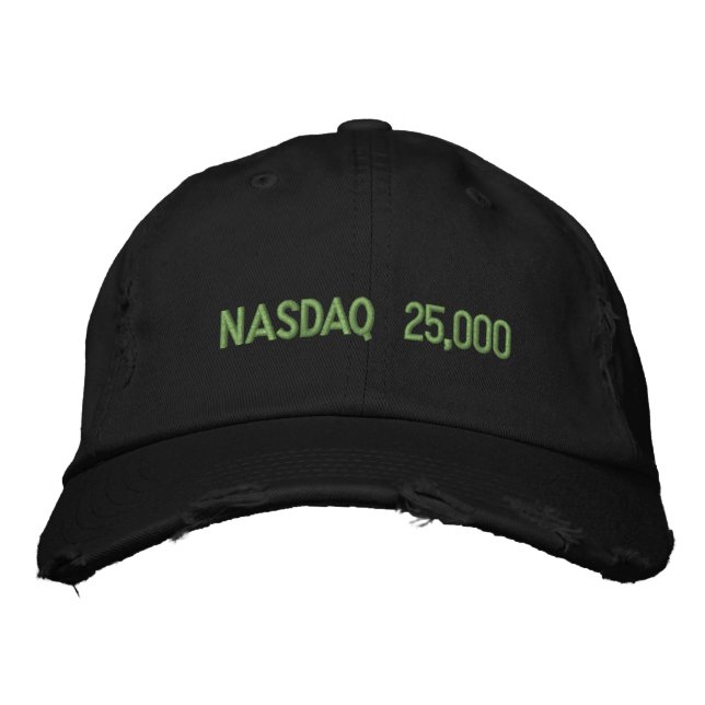 Boné Celebração da Bolsa de Valores NASDAQ 25000 (Frente)