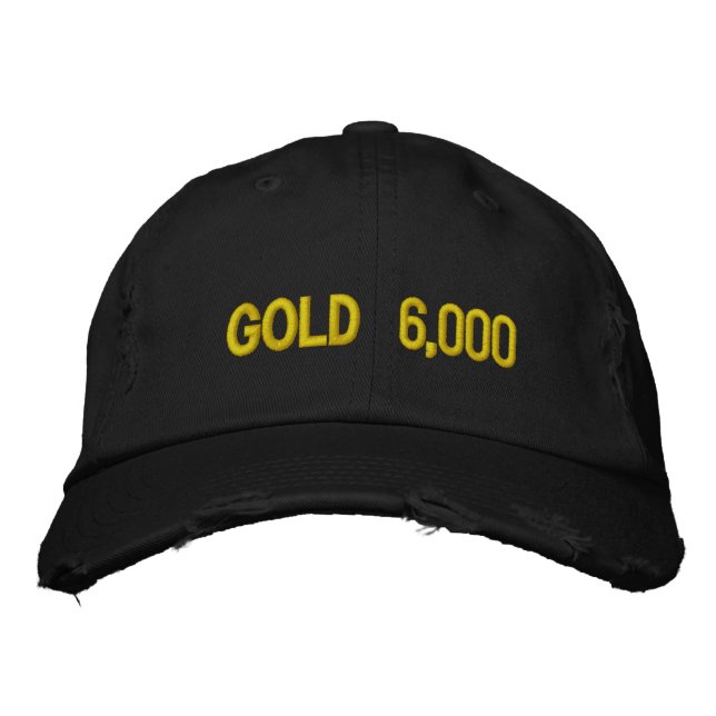 Boné Celebração do Mercado de Ouro $6.000 (Frente)