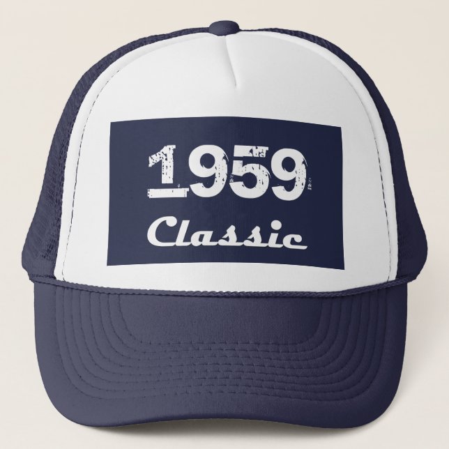 Boné Celebração dos 60 anos clássica de 1959 (Frente)