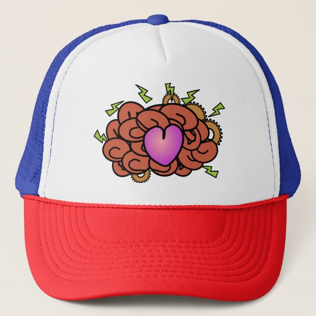 Boné Cérebro Elétrico Gênio Feliz (Frente)