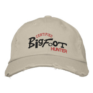 Boné Certified BIGFOT Hunter Halloween Embroiderme Hat