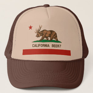 Boné Cerveja da Califórnia?  Chapéu de Bandeira do Es