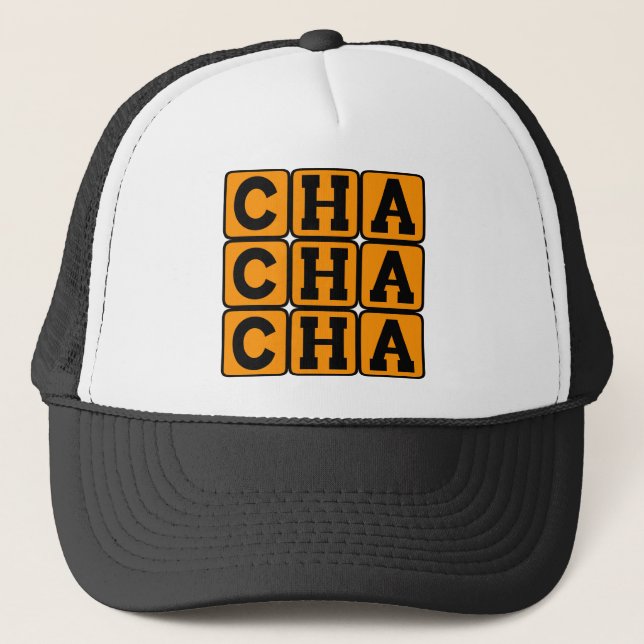 Boné Cha Cha Cha, Música de Dança Cubana (Frente)