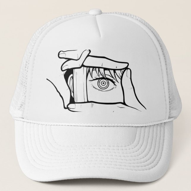 Boné ⚙️ Chains of Madness Trucker Hat – Anime-Inspired  (Frente)