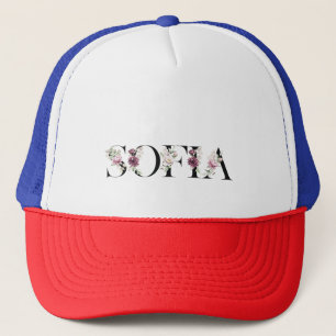 Boné Chamo-me Sofia. Chamo-me Sofia.