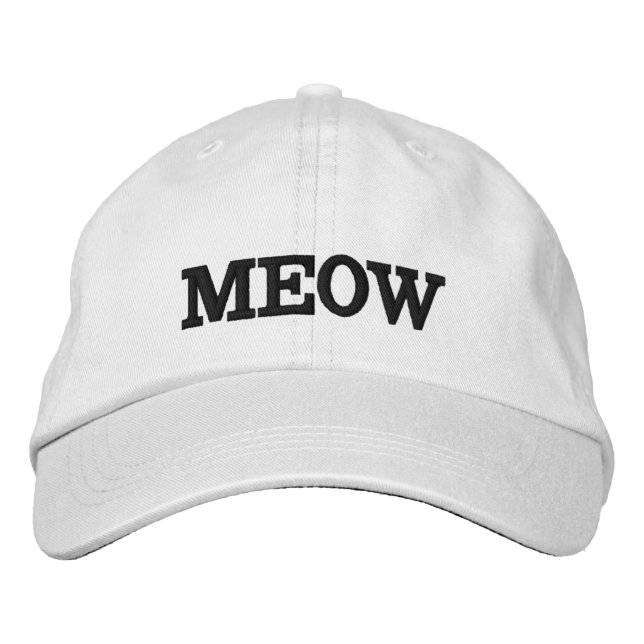 BONÉ CHAPAS DE GATO MEOW (Frente)