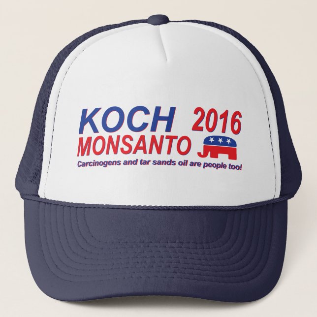 Boné Chapéu 2016 de Koch Monsanto (Frente)