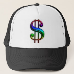 BONÉ CHAPÉU #3 DO CAMIONISTA DO SINAL DE DÓLAR DO
