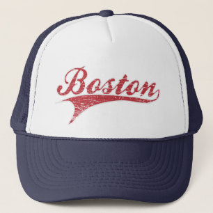 Boné Chapéu afligido vintage da estimativa de Boston