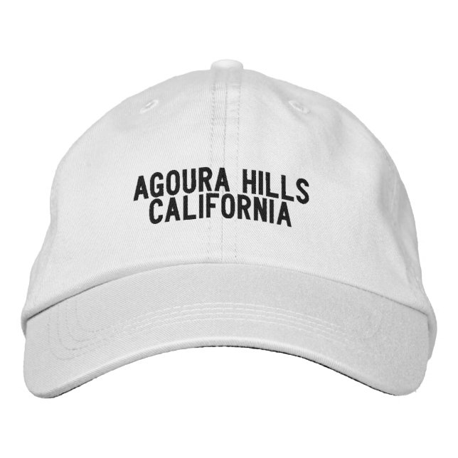 Boné Chapéu Agoura Hills Califórnia (Frente)