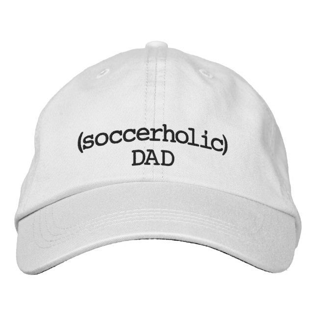 Boné Chapéu Ajustável do Pai Soccerholical (Frente)