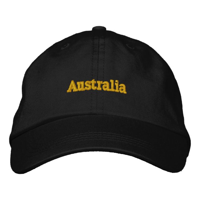 Boné Chapéu Ajustável Personalizado Austrália (Frente)
