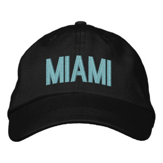 Boné Chapéu Ajustável Personalizado de Miami Florida