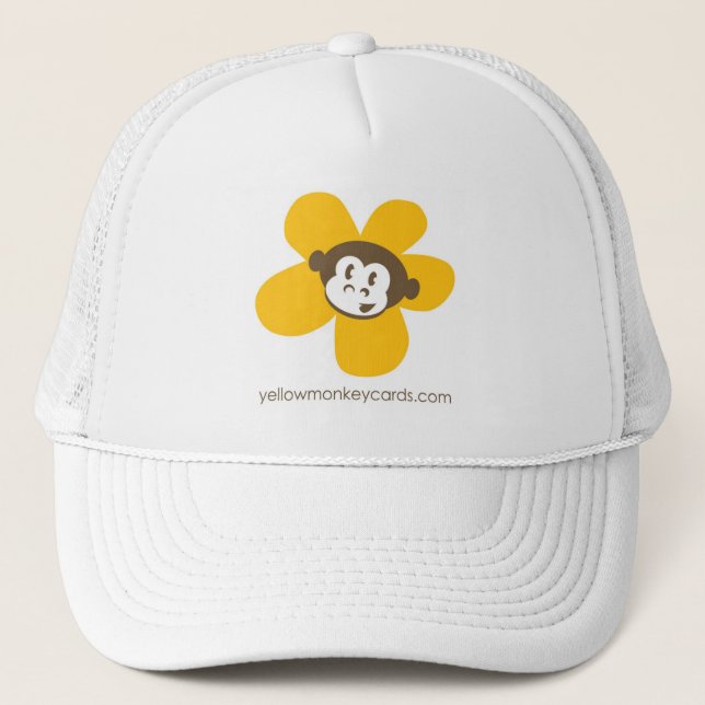 Boné Chapéu amarelo da flor do macaco (Frente)