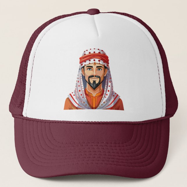 Boné Chapéu árabe ou muçulmano tradicional (Frente)