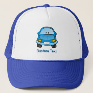 Boné Chapéu azul de carro de desenho animado