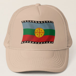 Boné Chapéu Bandeira Mapuches