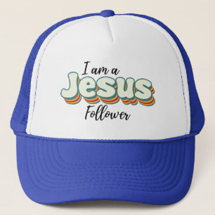 Boné Chapéu baseado em fé - Eu sou um seguidor de Jesus
