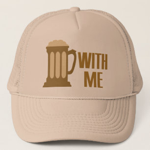 Boné Chapéu "Beer With Me" - escolha a cor