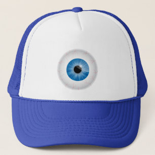 Boné Chapéu Bloodshot azul do globo ocular
