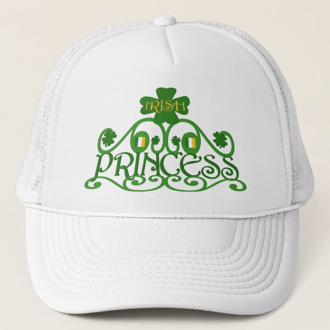 Boné Chapéu/boné do dia da princesa St Patrick irlandês (Frente)