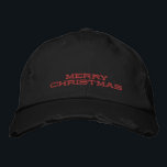 Boné Chapéu bordado<br><div class="desc">"MERRY CHRISTMAS" Bordado Hat</div>