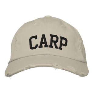 Boné Chapéu bordado de carpa