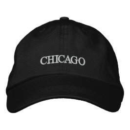 Boné Chapéu bordado de Chicago