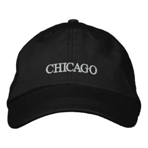 Boné Chapéu bordado de Chicago