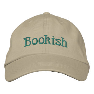 Boné Chapéu bordado de leitura de livros
