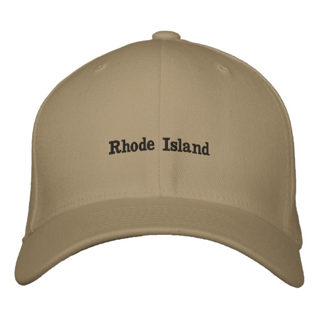 Boné Chapéu Bordado de Rhode Island (Frente)