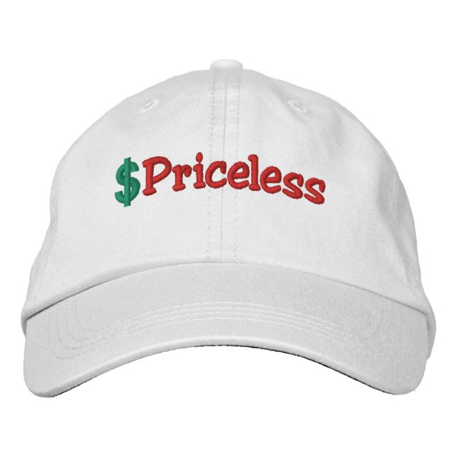 Boné Chapéu bordado inestimável (Frente)