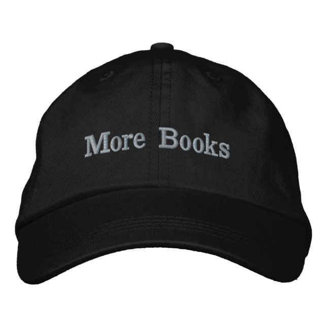 Boné Chapéu Bordado Mais Livros (Frente)