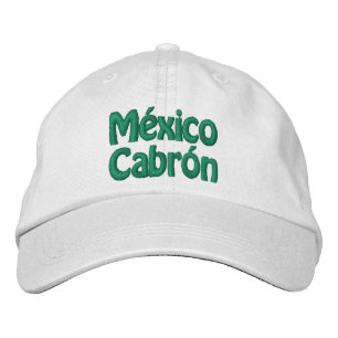 Boné Chapéu Bordado México Cabrón