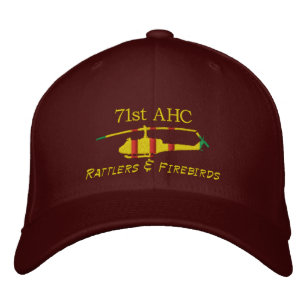 Boné chapéu bordado UH1 de 71stAHC Vietnam