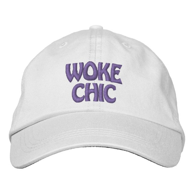 Boné Chapéu Bordado WOKE CHIC (Frente)