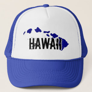 Boné Chapéu branco azul das ilhas Hawaii