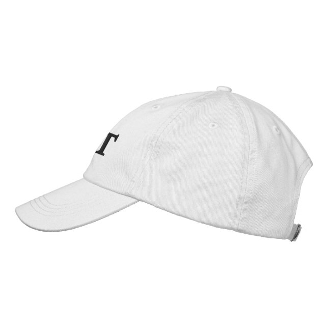 Boné Chapéu Branco Simples do Clube de Golfe Personaliz (Esquerda)