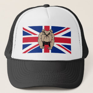 Boné Chapéu britânico do Reino Unido do buldogue