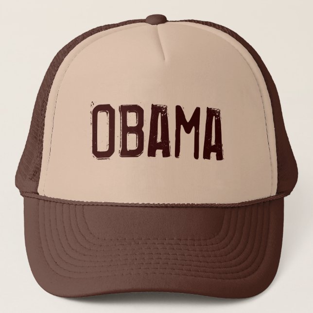 Boné Chapéu Brown de Obama (Frente)